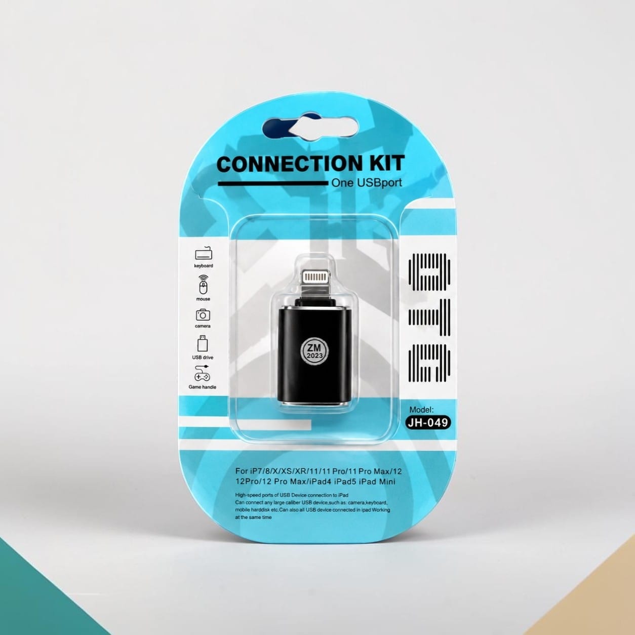 Adaptador OTG Lightning a USB